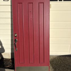 Strong & Heavy Front Door Available