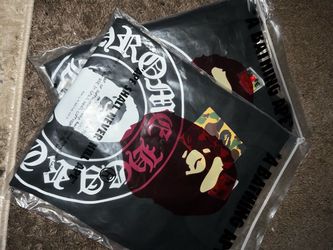 A Bathing Ape BAPE X Chrome Hearts Graphic T-Shirt