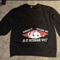 Is It October Maternity Shirt (Girl)