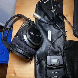 Sony Wireless Lavalier Mic Set, Headset
