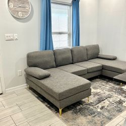 Grey Sectional Couch 