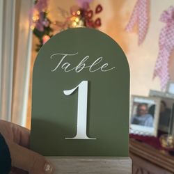 Table Numbers 