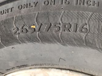 265/75R16 Studded Tire