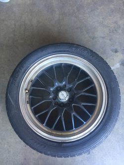 235/45zr17 delinte one rim with tire