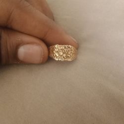 Nugget Gold Rings