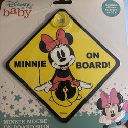 Minnie On Board Sign 