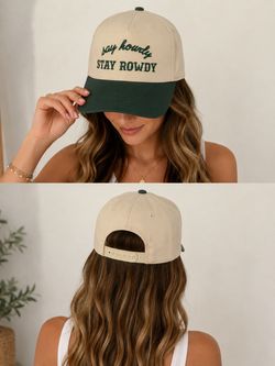Say Howdy Stay Rowdy Snapback Baseball Cap