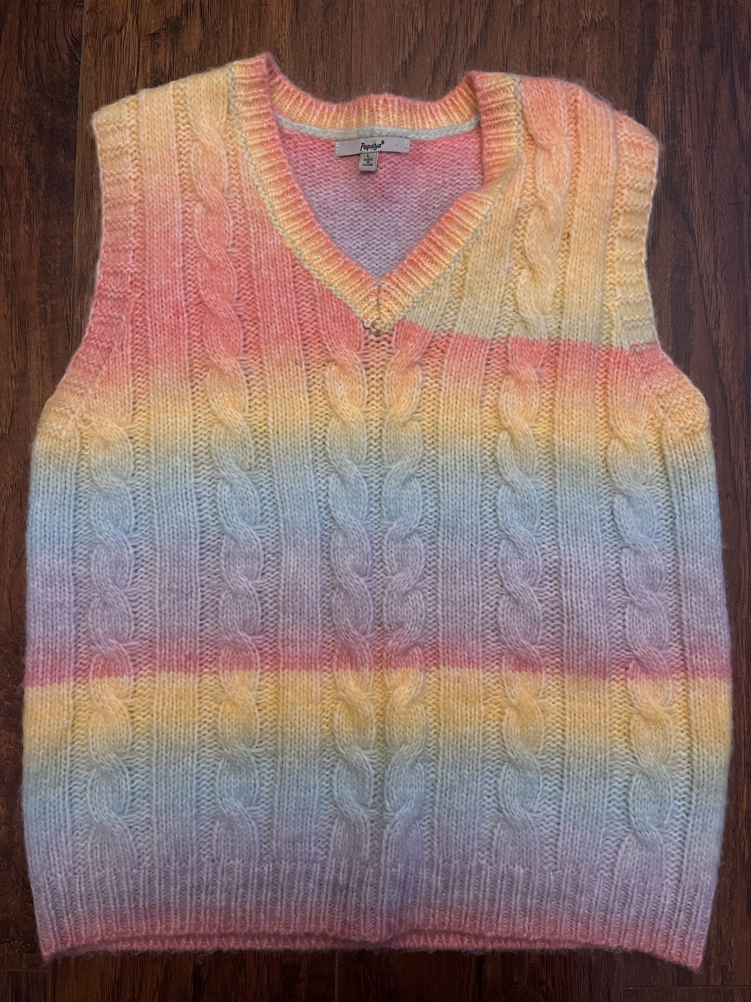 Rainbow Sweater Vest
