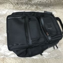 TUMI Alpha Brief Backpack in black