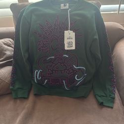 REAL BAD MAN Electrifried  Crew Fleece Hunter
