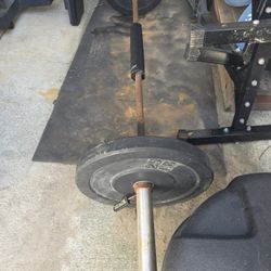 Olympic Weight And Bar