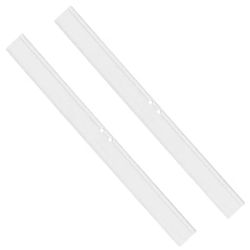 2PCS Replacement Silicon Rubber Squeegee Blade, 14 Inch (White)