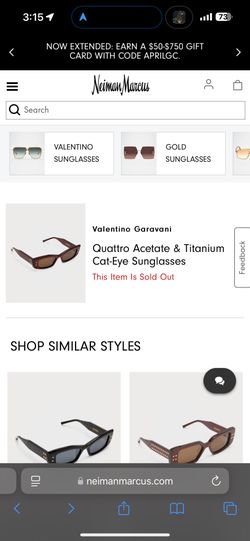Valentino Glasses