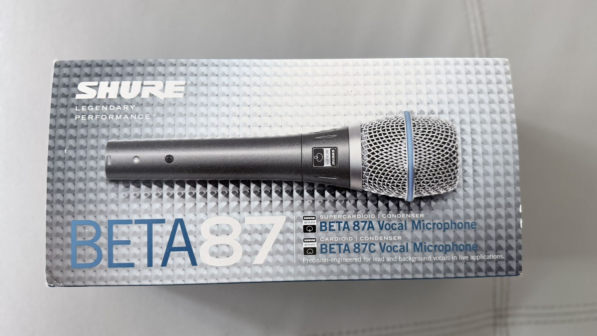 Original Shure Beta 58A Dynamic Condenser Mic. Mint Condition 
