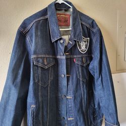Raiders Denim Trucker Jacket 