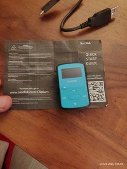 SanDisk Clip Jam MP3 Player Blue