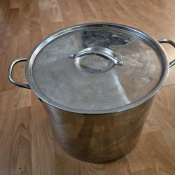 Stainless Steel  Stock Pot With Lid