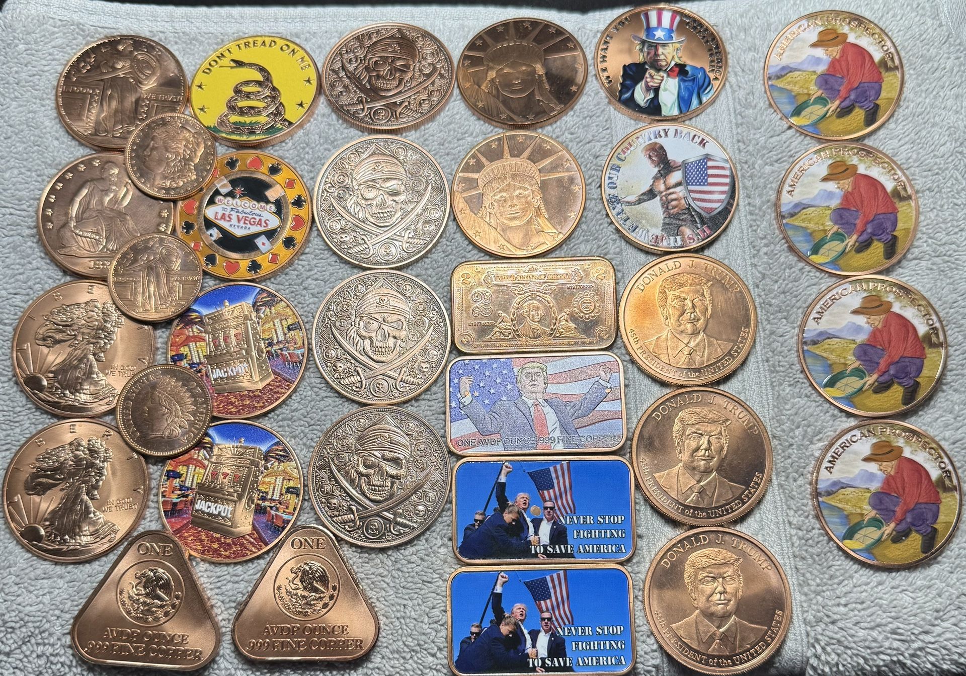 29-3/4 AVDP Oz’s of .999 Fine Copper