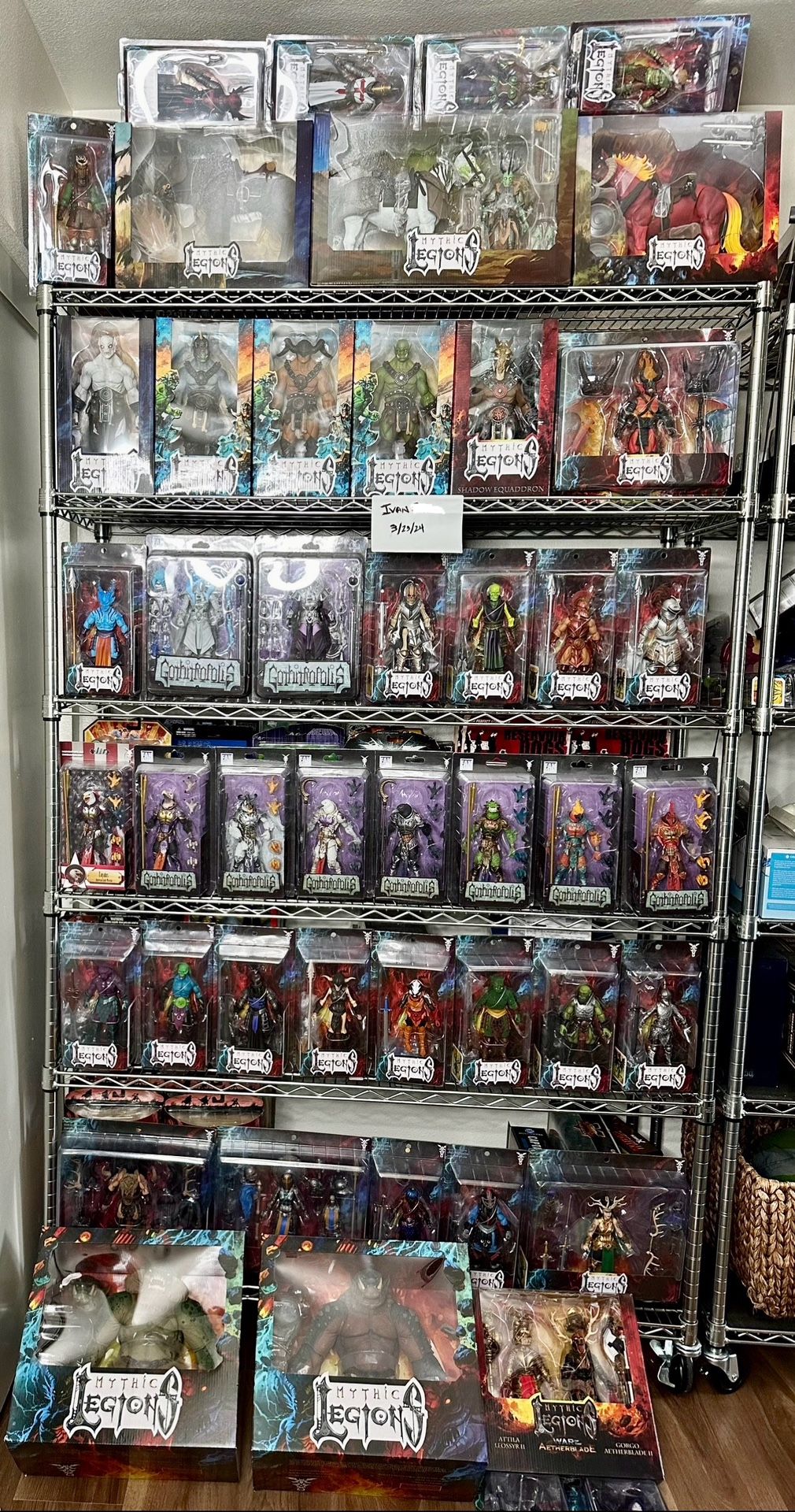 Mythic Legions and Gothitropolis Figures