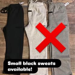 Black Essential Sweats 