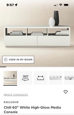 CB2 60” Media Console