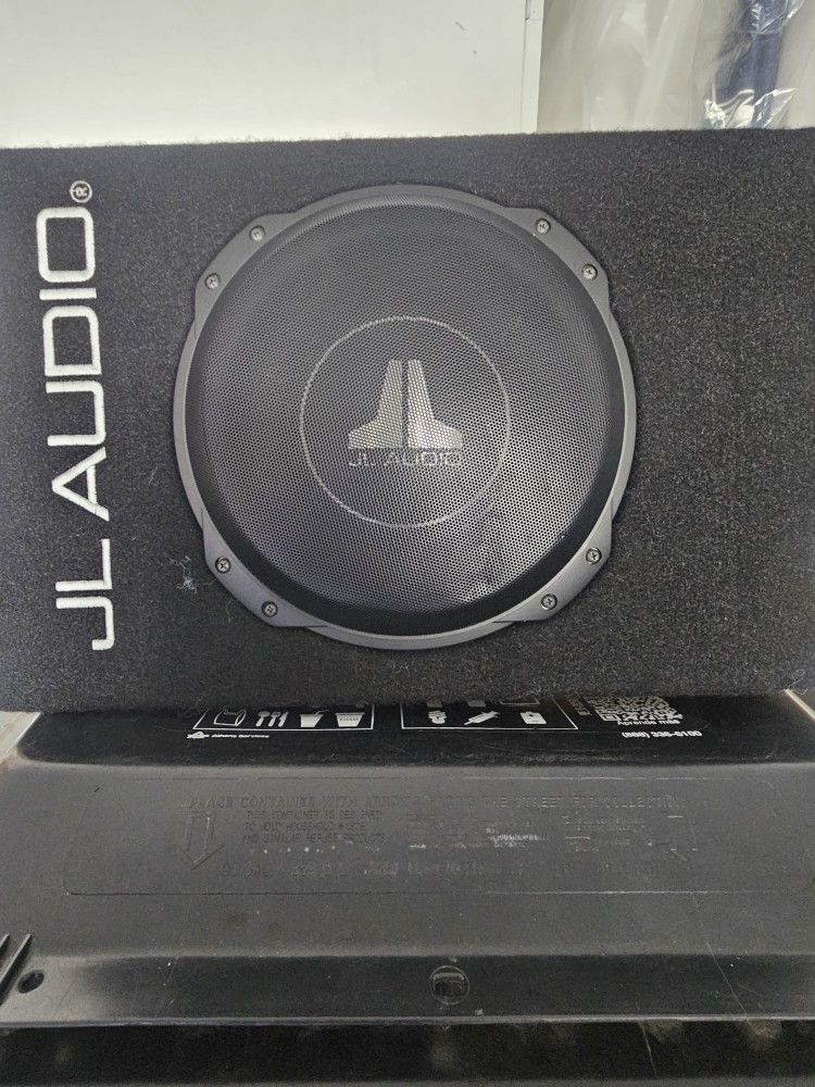 JL Audio 10" Shallow 4 DVC 10TW3-D4 100-400RMS W/Shallow BOX COMBO