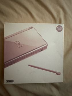 Nintendo DS Lite Metallic Rose Complete in Box CIB OEM Charger