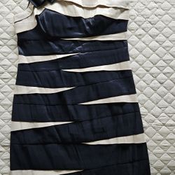 Dress Black and Beige 