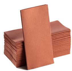 Disposable Orange Napkins