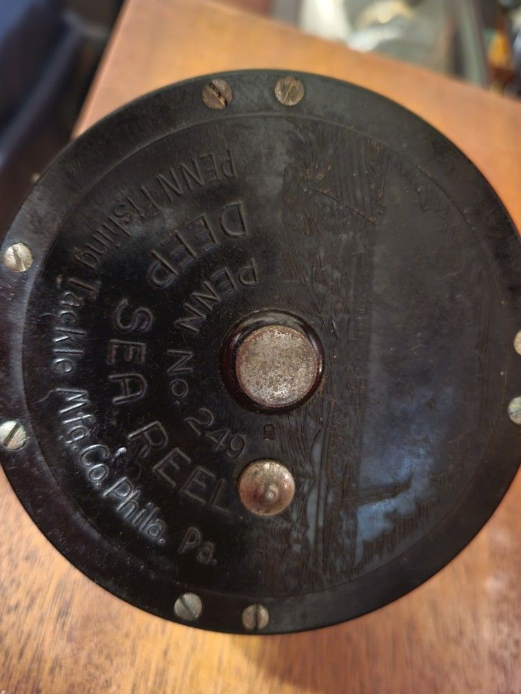 Penn Fishing Reel 249 Vintage 1930's Large Usa