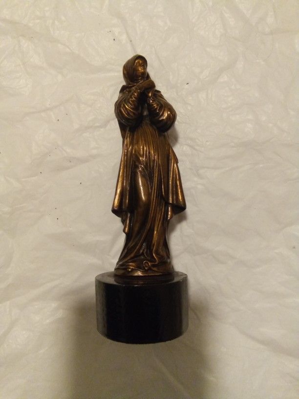 ANTIQUE ALFRED DAVID LENZ SIGNED BRONZE SCULPTURE