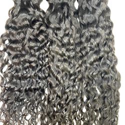 100% Human Virgin Hair in Natural Wave 