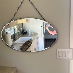 Antique Beveled Mirror 
