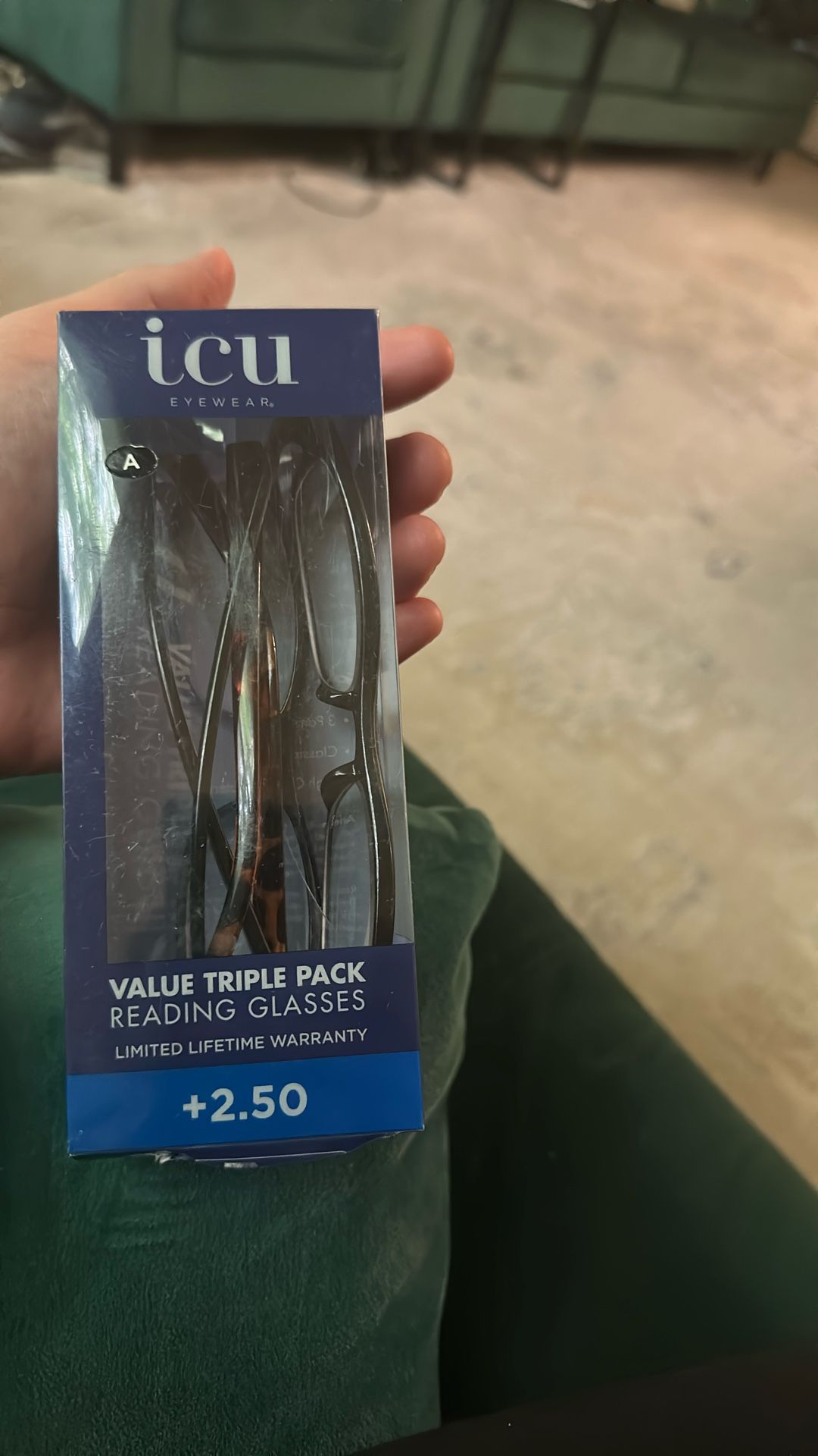icu Reading Glasses +2.50