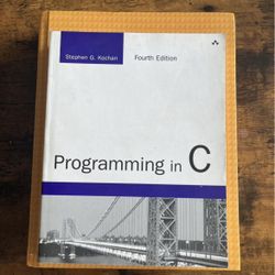 Programming in C Textbook