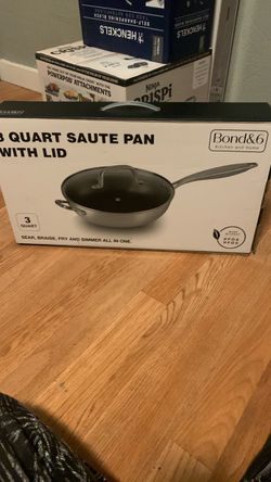 Bond&6 3 Quart Saute Pan with Lid