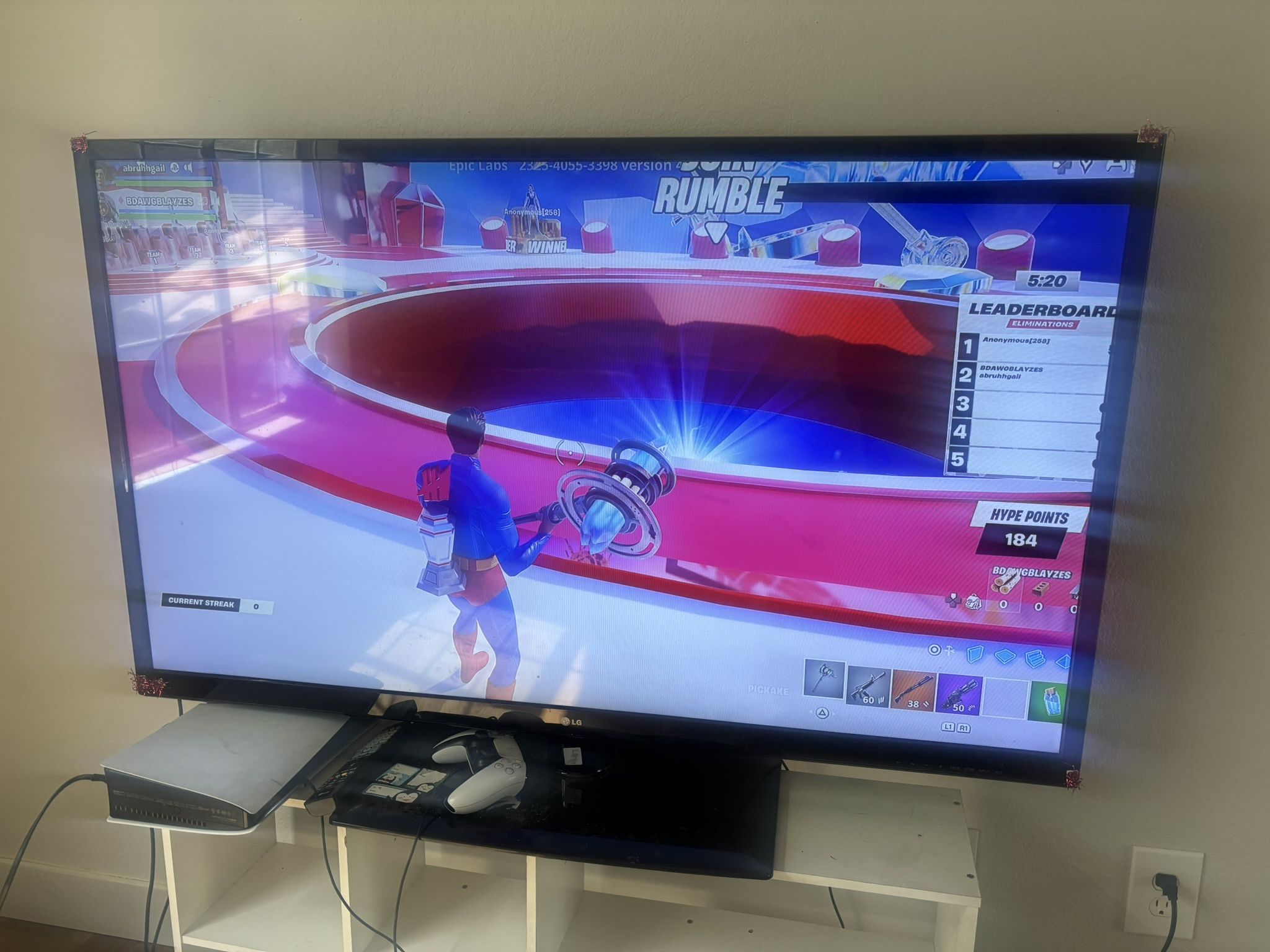 50 inch TV and Mount