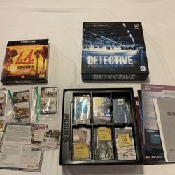 Detective A Modern Crime Board Game and Expansion