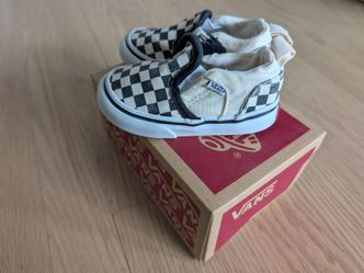 Vans Asher V Unisex Toddler Slip-on shoes size 4