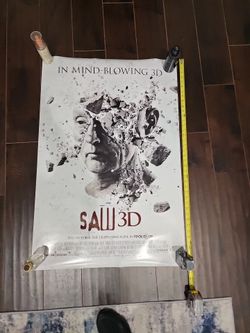 Saw 3d Movie Poster 27x40