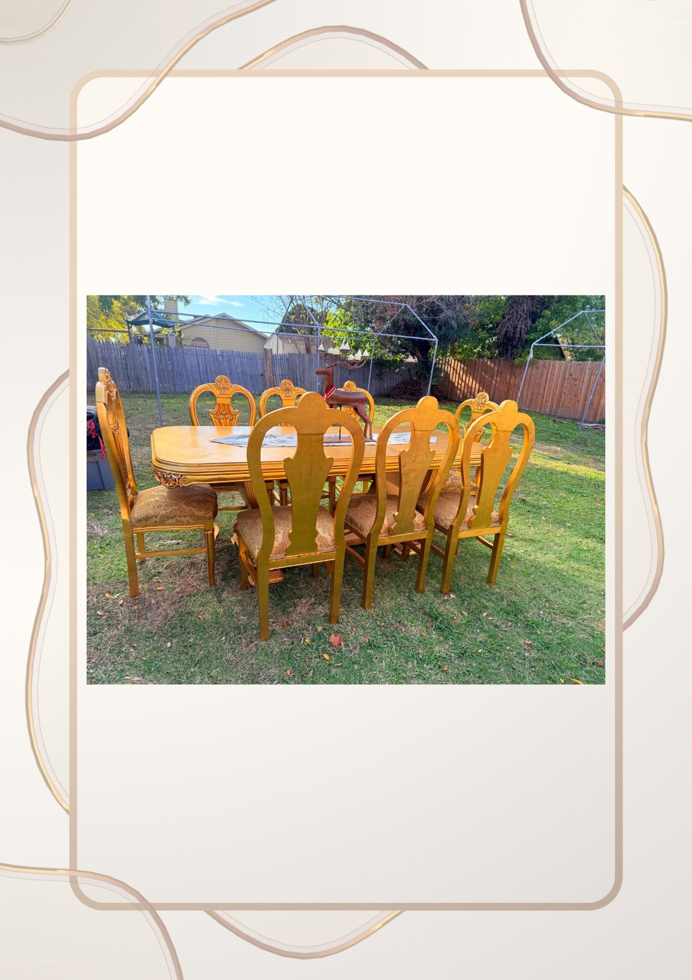 Dining Table With 8 Chairs