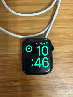 Apple Watch 7,  45mm with Velcro strap, magnetic charger