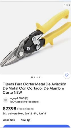 Tijeras Para Cortar Metal De Aviación De Metal Con Cortador De Alambre  Corte NEW