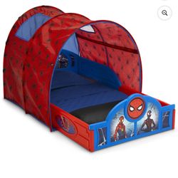 Marvel Spider-Man Sleep and Play Toddler Bed
