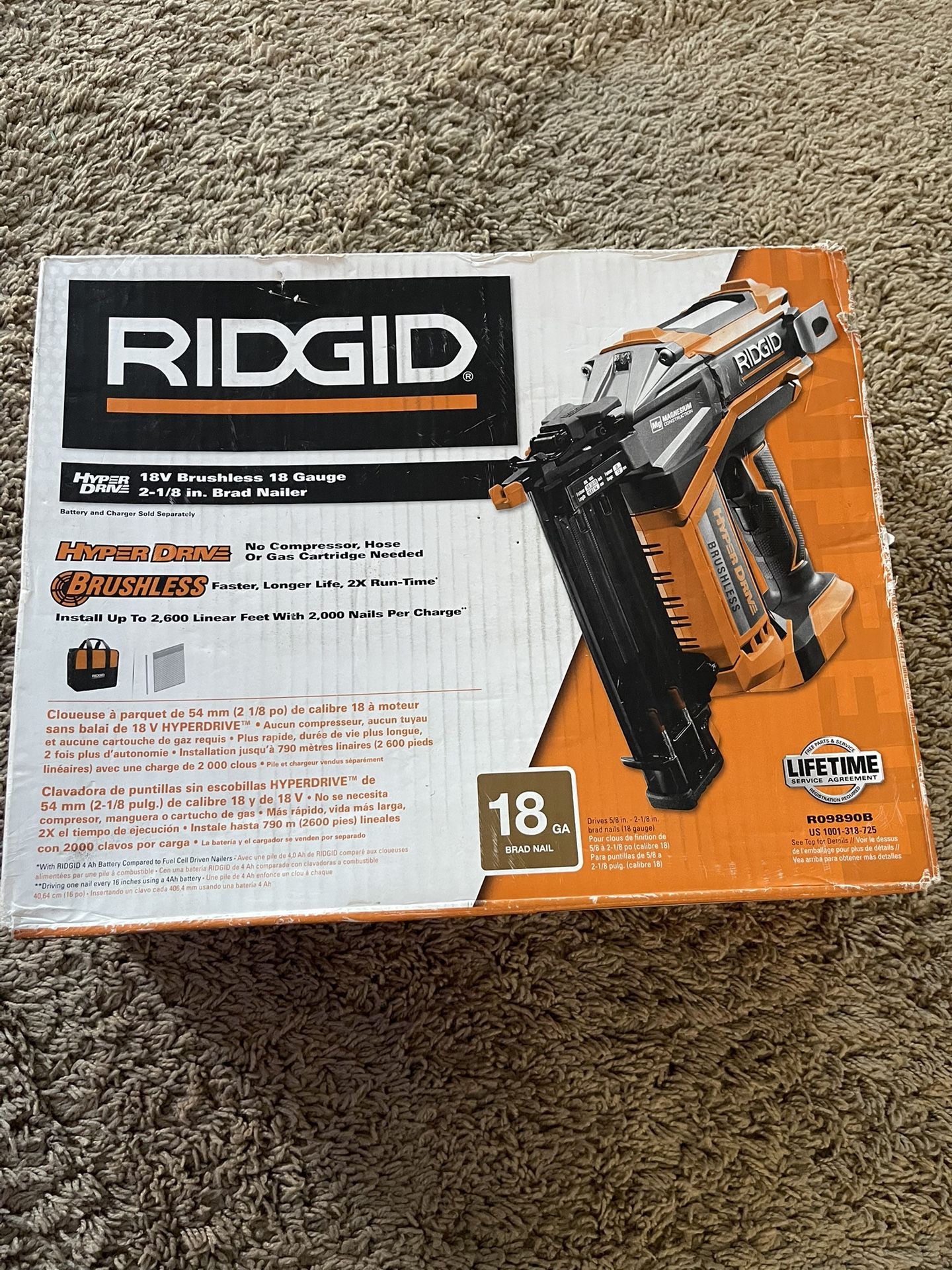 Ridgid Brad Nailer
