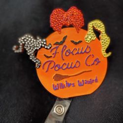 Large Hocus Pocus Badge Reel