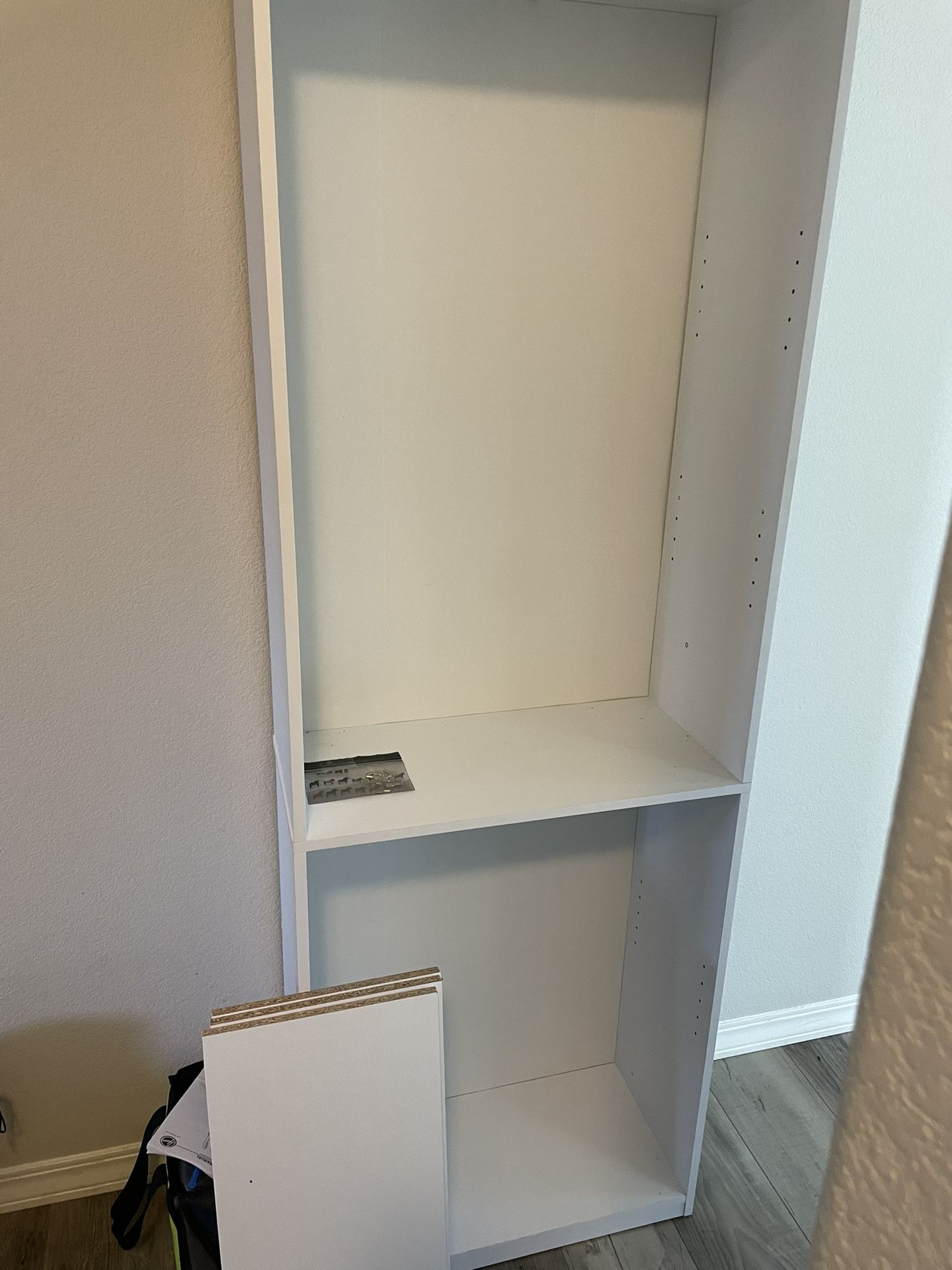 FREE White Bookcase Must Pick Up Today 