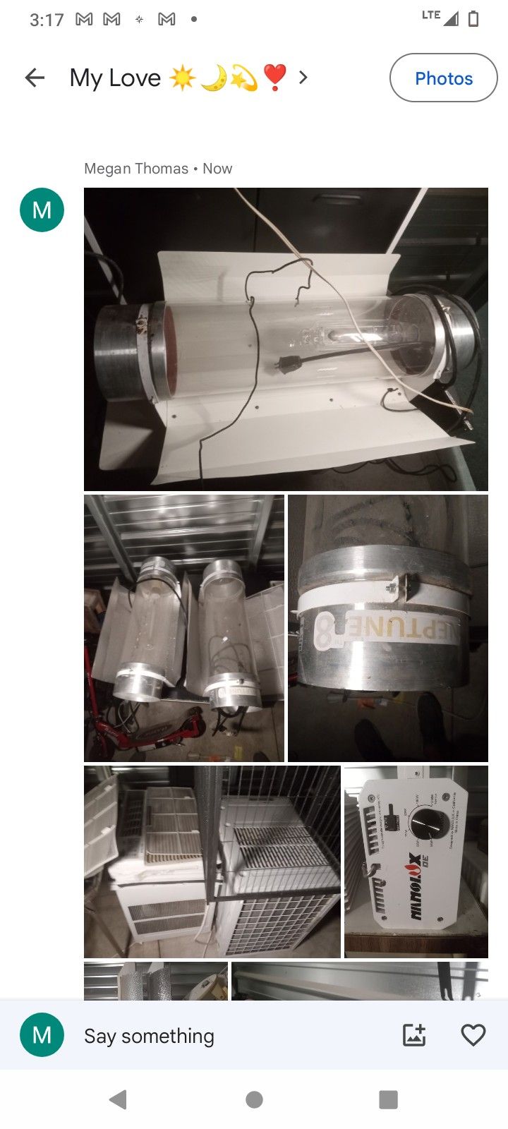 Grow Equipment From A Grow Op