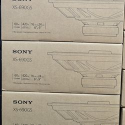 Sony XS-690GS 6x9 2-Way Coaxial Speaker - Pair - 4ohm - 60 Watts RMS/420 Watts Max

￼

￼

￼

￼

￼

