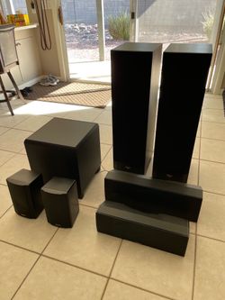 Vintage Klipsch Synergy Series Speakers Surround Set - Excellent Condition